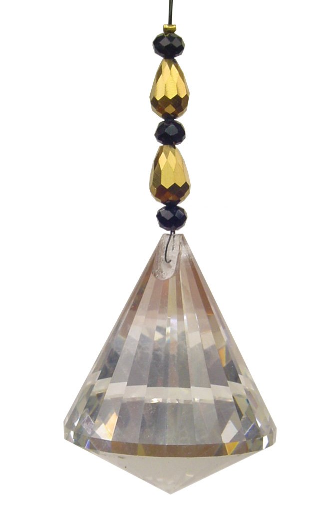 Faceted Crystal Rainbow Tree Window Ornament
