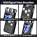 Dunzy 5 Pcs EVP Recorder Ghost Hunting Kit Includes Digital Voice Recorders with 4 LED Cat Balls Motion Activated Cat Ball Voice Activated Recorder with Playback for Pet Dog Animals(8 Gb,Chic Style)
