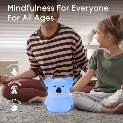 Breathing Pal 'Kyle'- Mindfulness Breathing Light, Guided Visual Meditation Breathing Light, Anxiety Relief Items for Calm Down Corner/Meditation/Sleep for Adult&Kid - Image 4