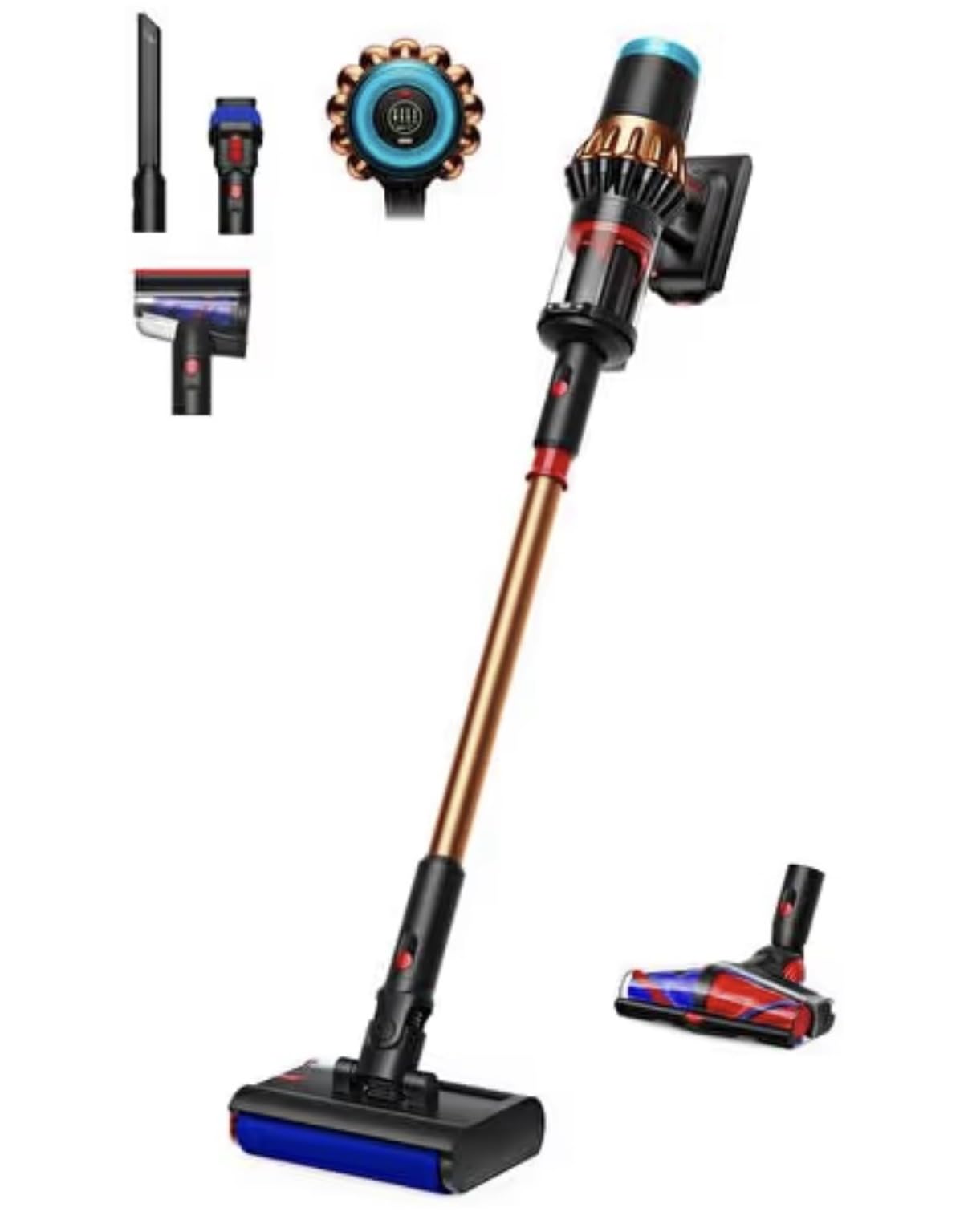Dyson Aspirador Submarino V16 Pistón Animal (Negro Mate/Cobre) | 499087-01 | Garantía de 2 años Dyson