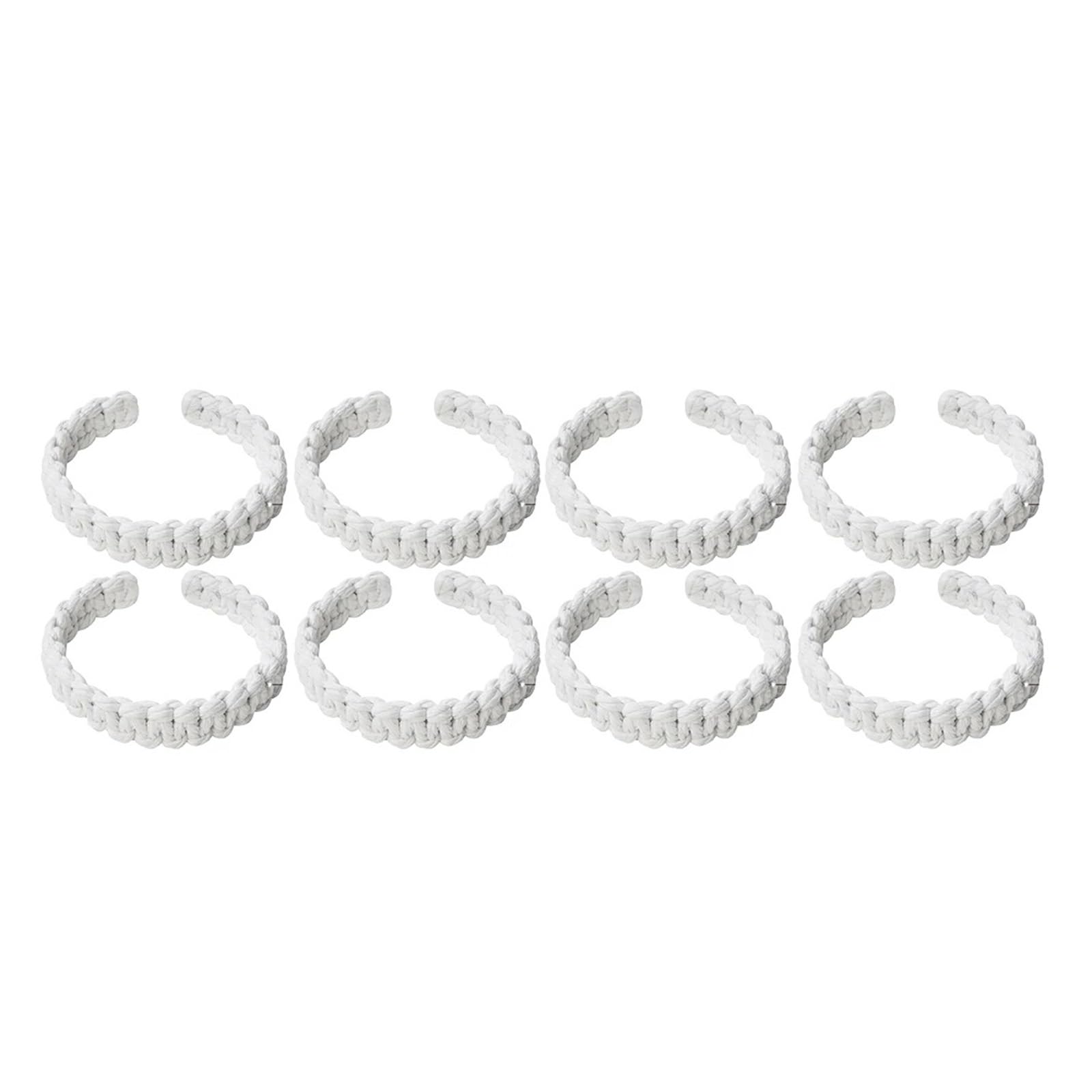 Curtain Tie Backs Jute Braided Curtain Holdback Rope Tiebacks For Decorative Holdbacks Woven Hanging Home Decor(White-8PCS)