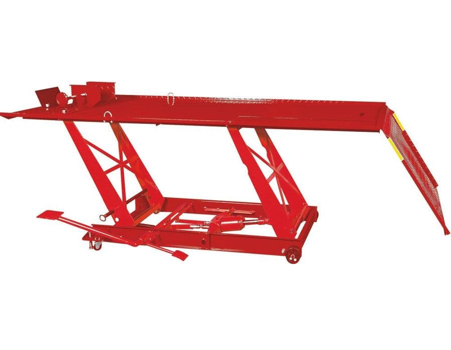 Table de levage hydraulique pour moto