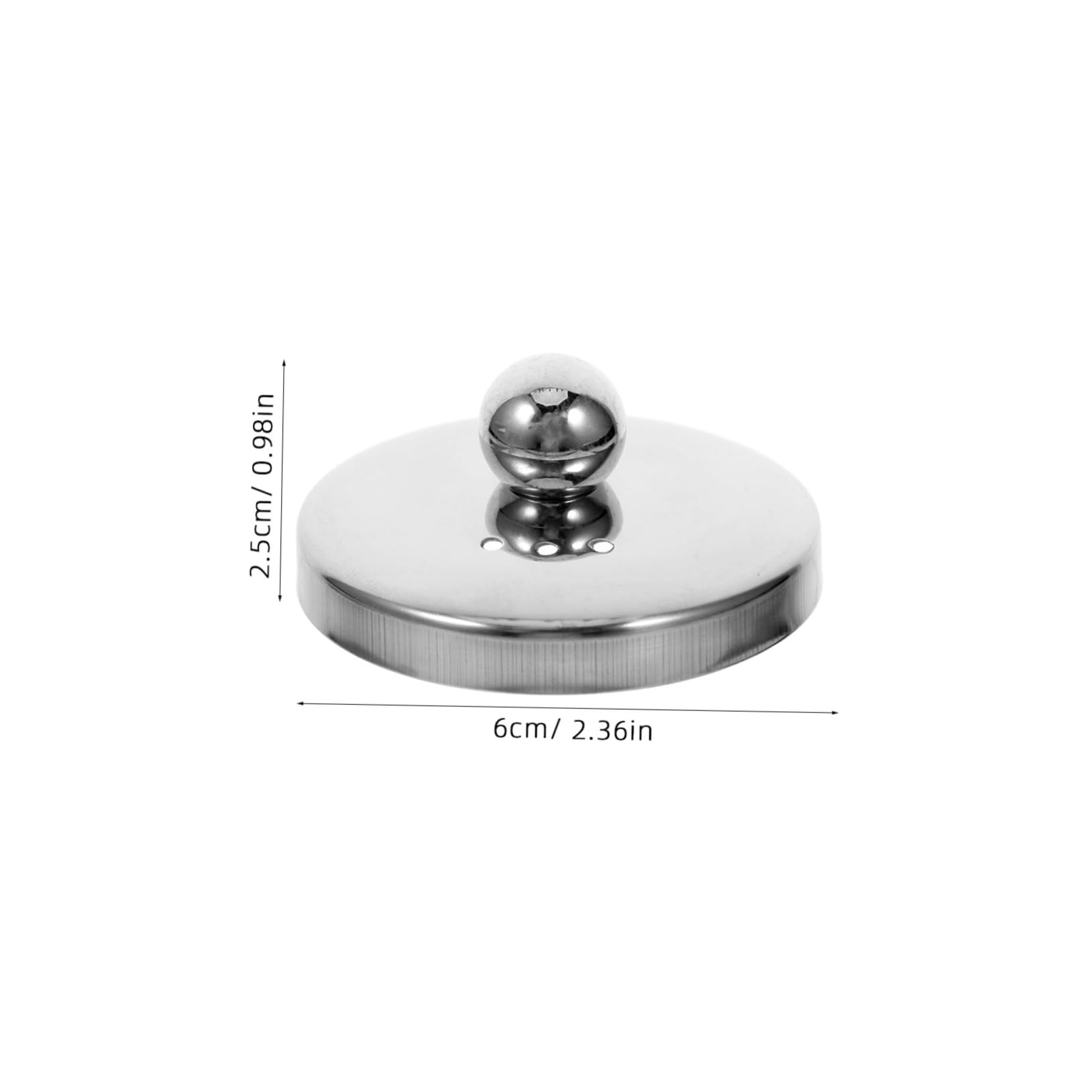 Wakauto Stainless Steel Teapot Replacement Lid Tea Strainer Cover for Teapots Tea Cups and Containers Easy to Clean Versatile for Brewing