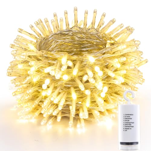 Joomer Weihnachten Lichterkette, 20M 200 LED Lichterkette Außen...