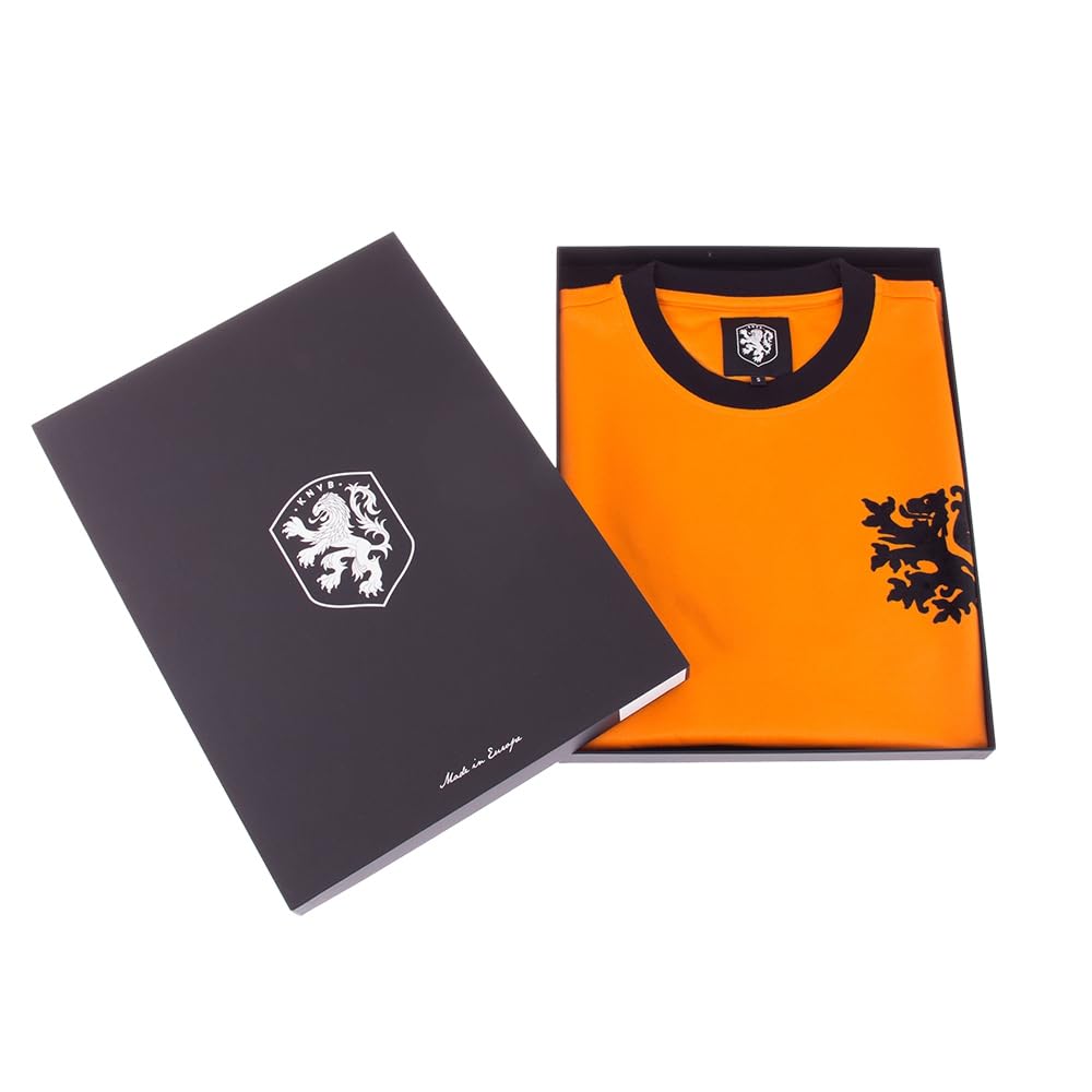 COPA Maglietta da Calcio retrò da Uomo con Scollo Rotondo e Scollo Rotondo della Coppa del Mondo Olanda 1978
