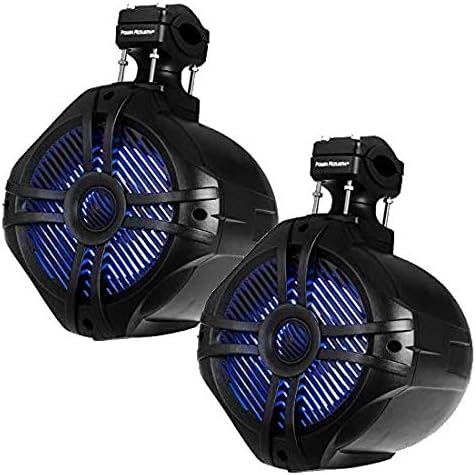 Miniatura 3 de MWT-65BL Power Accoustik LED 6.5" 600W Marine Boat Wake Tower Altavoces