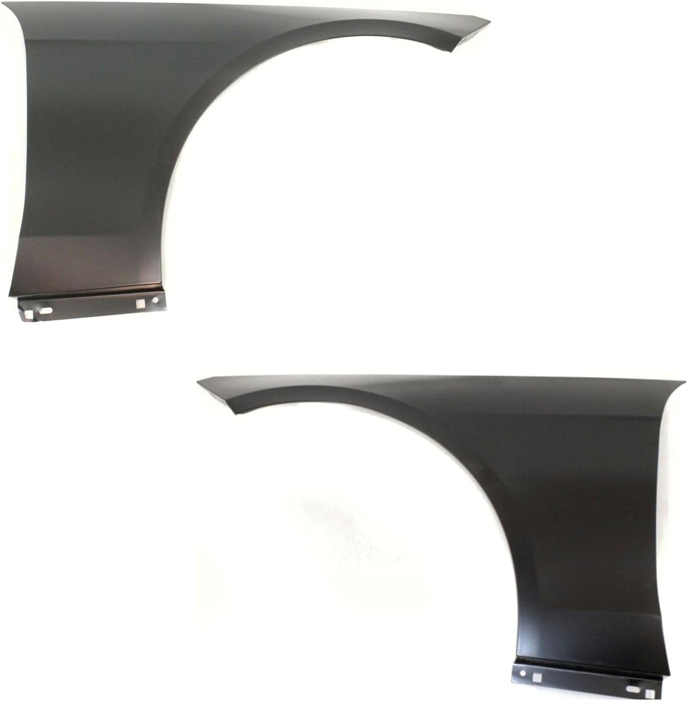 Quarter Panel Set of 2 Front Right & Left Driver & Passenger Side Primed Steel Without Molding Holes for Benz, Revitalize your car