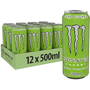Monster Energy Ultra Paradise, 12×500 ml, Einweg-Dose, Zero Zucker und Zero Kalorien