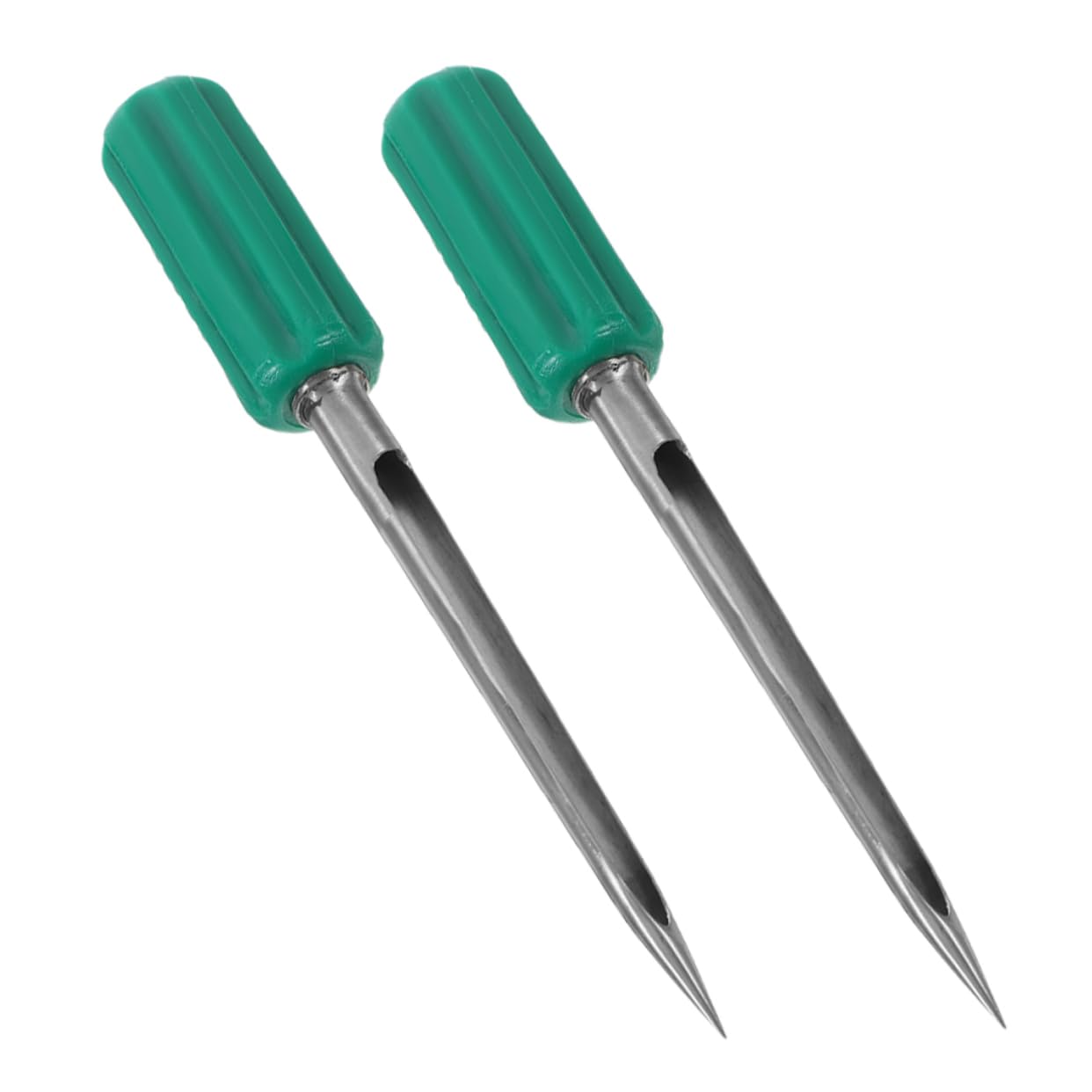 TOYANDONA Muestreador de Maíz y Trigo Reutilizable Mango Ergonómico, Acero Inoxidable y Plástico, 2 Piezas para Muestreo de Semillas y Granos en Campo