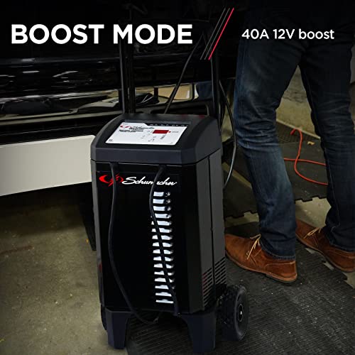 Schumacher Sc1632 225A 6V/12V Fully Automatic Wheeled Battery Charger And Jump Starter – For Car, Suv, Truck, And Boat – 40A Boost Mode – Reverse Hook-Up Protection #TOP3
