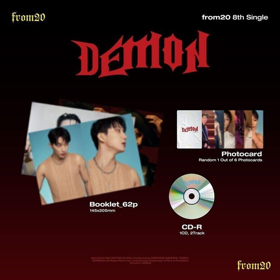 FROM20 [DEMON] 8th Single Album K-POP SEALED : Amazon.ca: Home