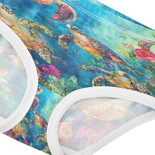 Toddler Girls's Underwear 2T 202b8943ocean Sea Turtles4