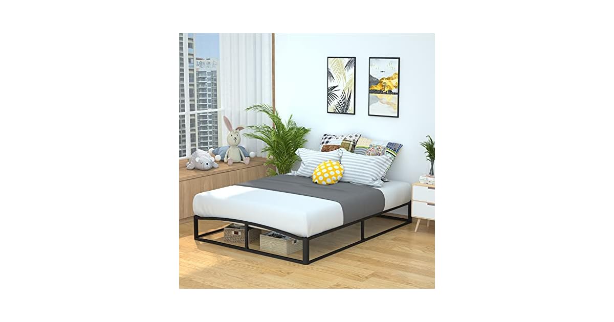 Amazon Basics Metal Platform 10" High Bed Frame (Queen) only 89.13