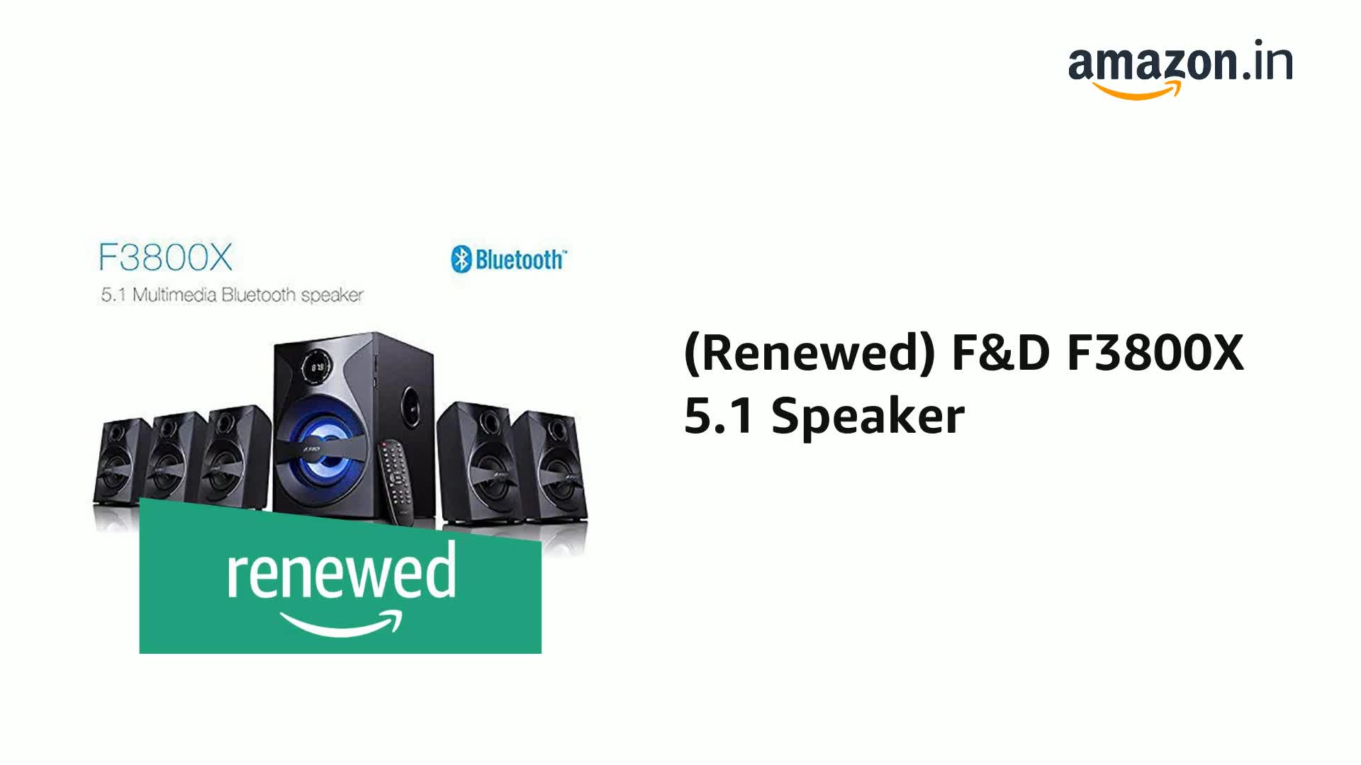 f&d f3800x 5.1 speaker lowest price