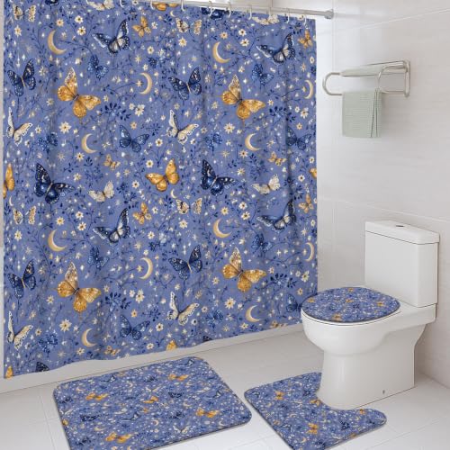 Rideau de douche imperméable en polyester anti-moisissure - 2