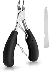 Alicate Cortador e Desencravador de Unha Pé Mão Dedão Aço Inox, Cortador de unhas para unhas grossas