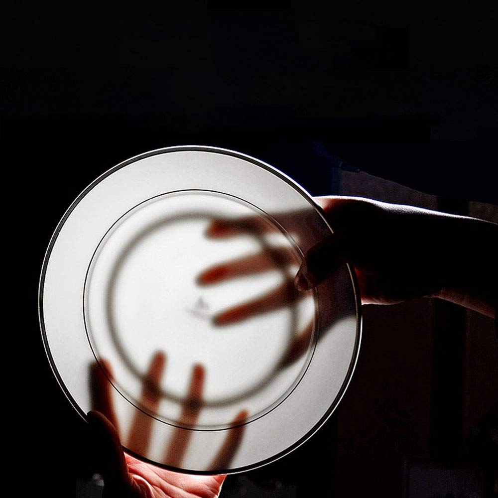 Piatto da Cena Piatto da tavola in Ceramica Imitazione Piatto da tavola Decorativo da 2 Pezzi