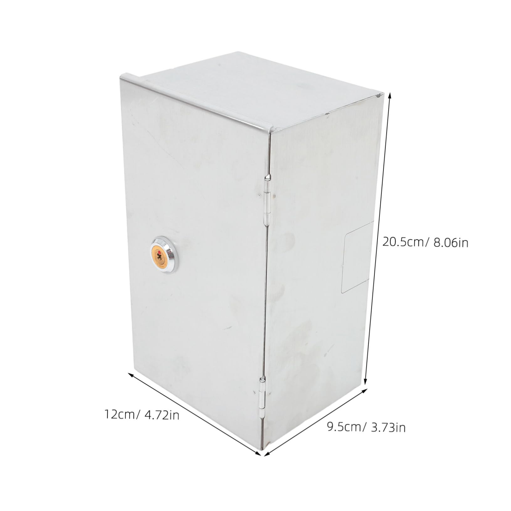 Caja Protectora para Cerradura de Acero Inoxidable Enchufe de Pared
