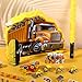 Syhood 88 Pcs Construction Party Favors 1 Construction Dump Truck Piñata 1 Bat 1 Blindfold 1 Bag of Confetti 12 Stamper 10 Vehicles Toy 12 Slap Bracelet 50 Sticker for Birthday Party Supplies