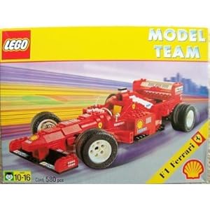 LEGO Model Team 2556 Shell F1 Ferrari Race Car