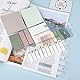 MOGADEE® 700 Stück Haftstreifen Transparent, 6 Morandi 3 Größen Transparente Haftnotizen mit 2 Sets Morandi Sticky Tabs, Annotating Tabs Transparent, Index Tabs, Book Marks für Büro Schule Zuhause.