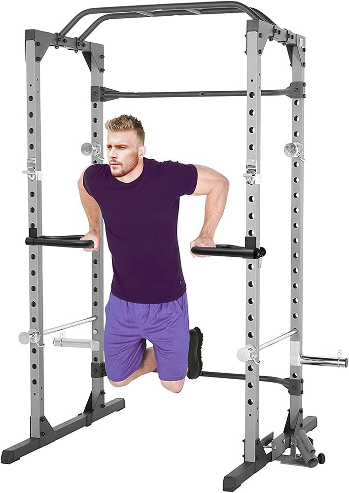 SELEWARE Dip Bar Attachment for 2" x 2" Tube Power Cage Squat Rack, Set of 2 Dip Bar Grip Handles for Strength Training, Multi Grip Dip Pull-up Row Push-up Handles Accessories : Sports & Outdoors