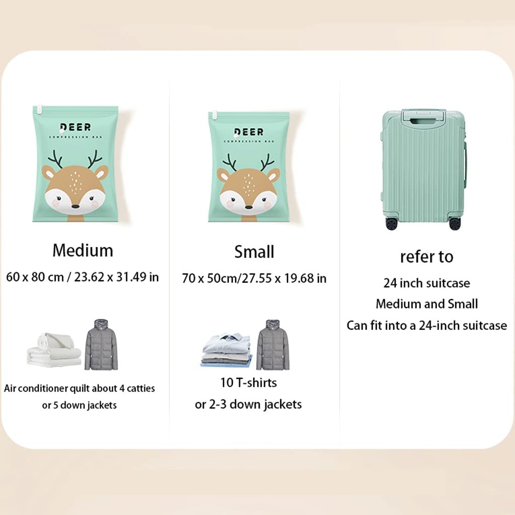 Bolsas de almacenamiento al vacío Bolsas de almacenamiento al vacío reutilizables con bomba eléctrica Bolsas de sellado al vacío o ropa, colchones, mantas, edredones, almohadas Paquete de 4-8 Bol