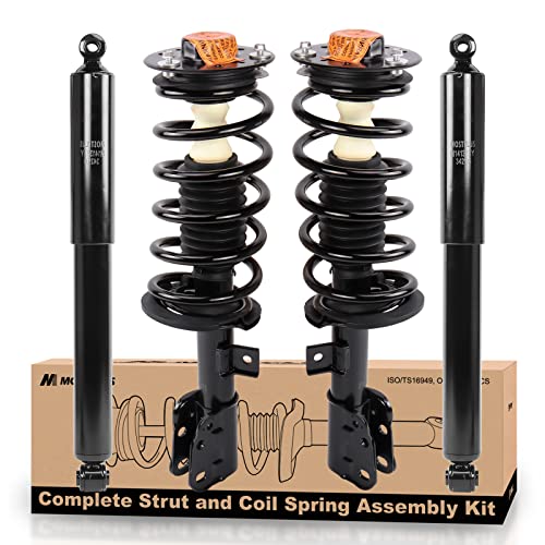 Mostplus Front & Rear Complete Struts Assemblies Shock Absorbers 172527 172526 911258 Compatible With 2007-2009 Chevy Equinox Pontiac Torrent / 2008-2010 Saturn Vue #TOP22