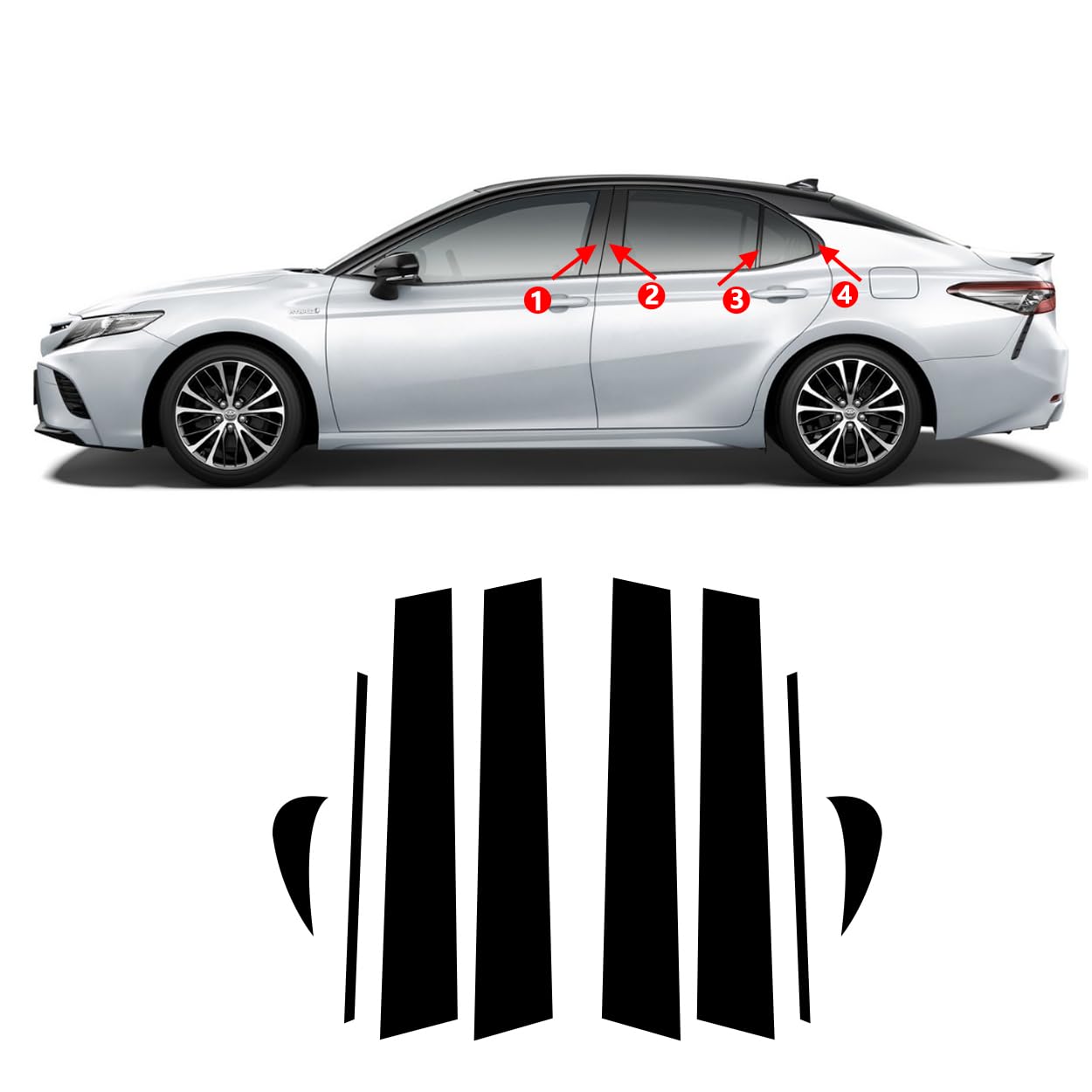 Amazon | Zdeduo car トヨタ 専用設計 カムリ 70系 10代目 (2017年7月