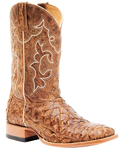 Cody James Men's Exotic Pirarucu Skin Western Boot Broad Square Toe - Bbme-119