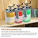 XINHNMUU 4L Mixing Mate Paint Lid Kit, Paint Can Pouring Spout with Better Sealing Effect, Universal Paint Shaker, for Stirring, Storing and Pouring