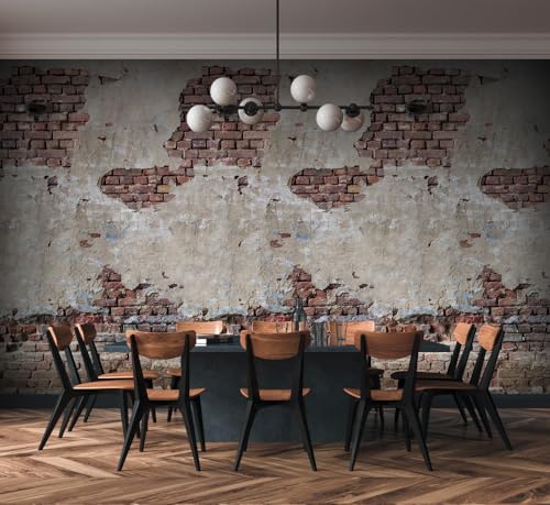 A.S. Création Non-Woven Wallpaper, Brick Wallpaper in Red, Brown and Cream, Wall Wallpaper for Various Rooms XXL Wall Picture - Image 3