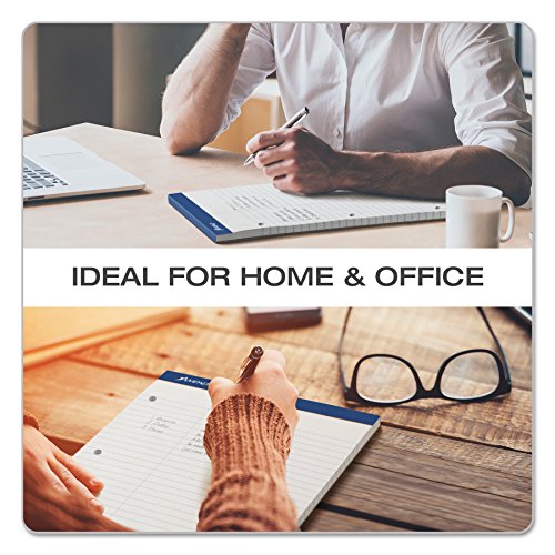 Ampad-Double-Sheet-Writing-Pads-Narrow-Ruled-Size-85-x-1175-Inches-White-Paper-100-Sheets-Per-Pad-20-346