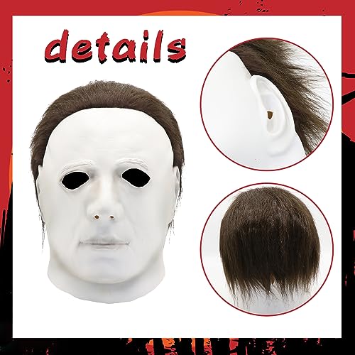 Michael Myers Mask, Halloween Horror Masquerade Cosplay Party Mask, Michael Myers Costume Scary Cosplay (Style 1) by CSUJEE - Used condition - Image 5