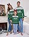 ouansyltg Family Christmas Sweaters Matching Sets Boys Girls Kids Reindeer Ugly Pullover Sweater