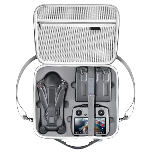 Grande capacità di stoccaggio: ottimizzando l'architettura dello spazio, questa custodia per Mavic 4 Pro può contenere il drone, il (nuovo) telecomando, la batteria di volo intelligente, il caricabatterie portatile da 100W, cavi, eliche, scheda SD, filtri e molti altri accessori per il drone. Tieni in ordine il tuo drone e i suoi accessori