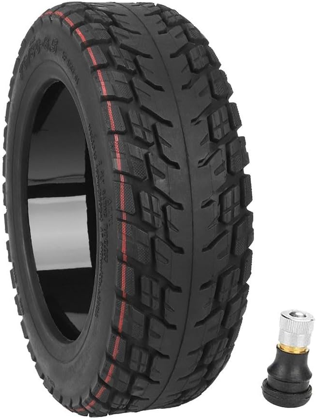 70/80-6.5 Self repairing Vacuum Tire with Nozzle for Ninebot Plus Self-Balancing Scooter, 11 inch Tubeless Rubber Tire for Segway Hoverboard, Explosion-proof