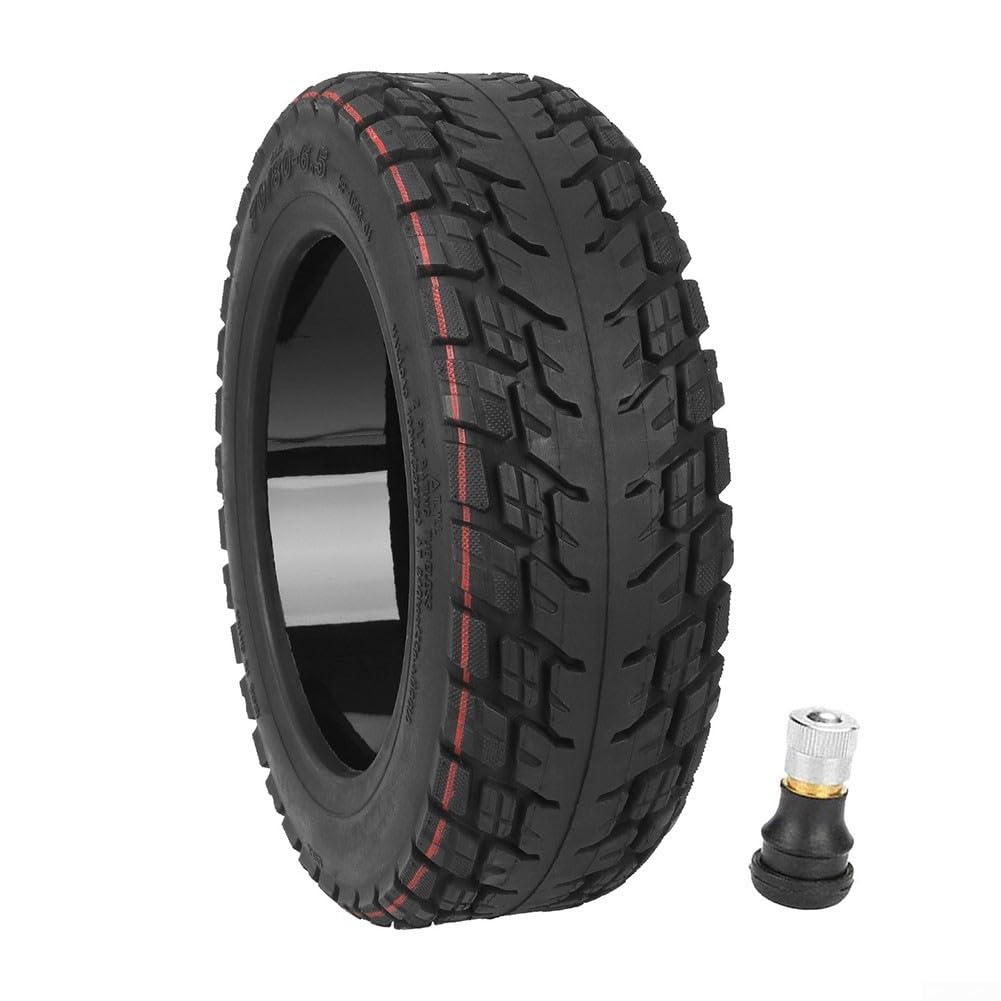 70/80-6.5 Self repairing Vacuum Tire with Nozzle for Ninebot Plus Self-Balancing Scooter, 11 inch Tubeless Rubber Tire for Segway Hoverboard, Explosion-proof