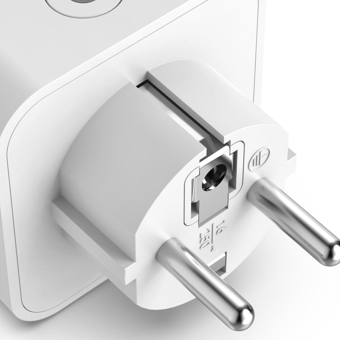 Hama Gniazdko Wi-Fi, 3-pak (z Matter Smart Home, uniwersalne, sterowane Wi-Fi gniazdko z aplikacją i sterowaniem głosowym, jako programator czasowy, 3680 W)