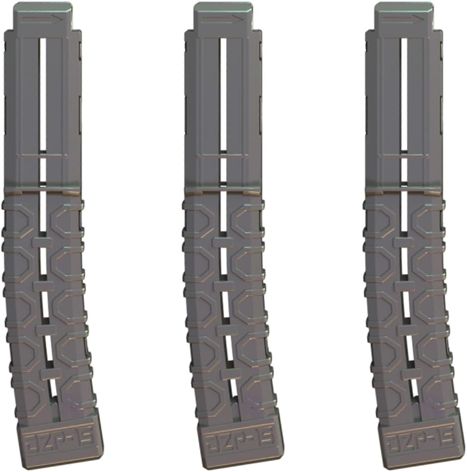 DART ZONE Pro-Series 3 x 15-Round Half Length Darts Magazine for Toy Foam Blasters & Guns โ Compatible with the Pro-Series Adventure Force Gun Blasters โ For Foam Dart Gun & Soft Bullet Toy Gun