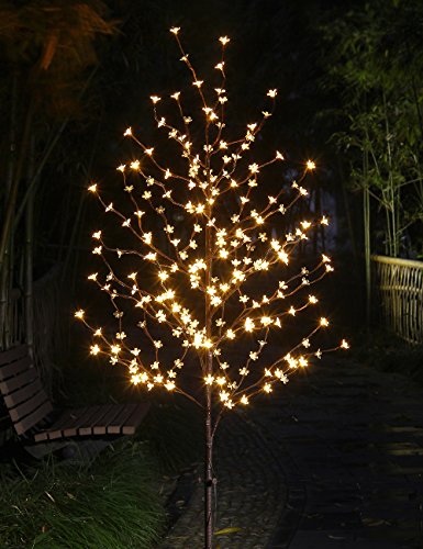 Lightshare 6.5FT 208 LED Cherry Blossom Tree, Lighted Artificial Tree for Decoration Inside and...
