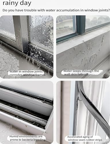 Barra de protección autoadhesiva de 300 cm con sello deflector de lluvia de 135° 7