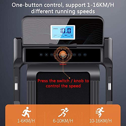 Caminadora eléctrica plegable 4.0 hp con monitor LCD miniatura 4