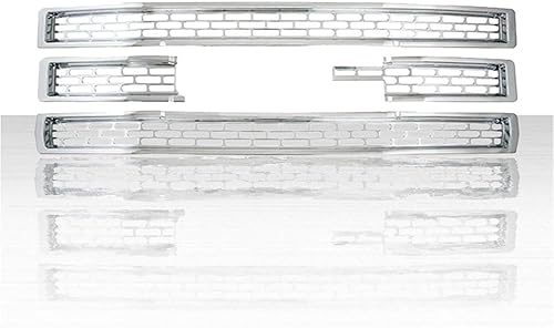 Miniatura 1 de Auto Reflections 4 piezas de rejilla ABS cromado para GMC Sierra 2014-2015