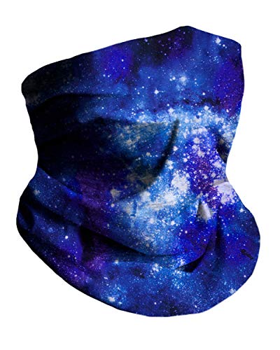 Stardust Breathable Neck Gaiter Masks Half Face Cover Wrap Cool Mask Bandana Festival Rave Balaclava Scarf INTO THE AM