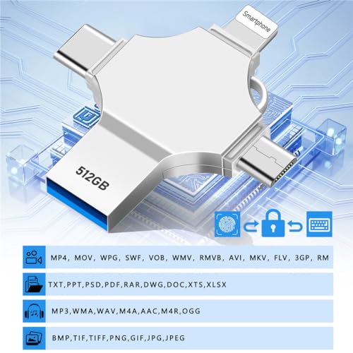 gaborlet-Memoria-USB-512GB-Alta-Velocidad-4-en-1-Pendrive-C-512GB-USB-30-Pen-Drive-Disco-Duro-Externo-Memoria-Externa-para-Smartphone-PC-Android