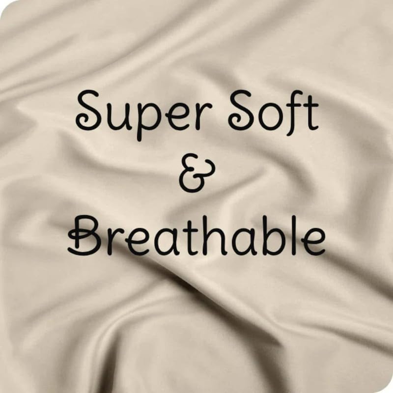 Miniatura 4 de SlumberWell Juego de sábanas divididas tamaño King 100% algodón, juego de sábanas de 5 piezas, bolsillo profundo de hasta 15 pulgadas, sábanas