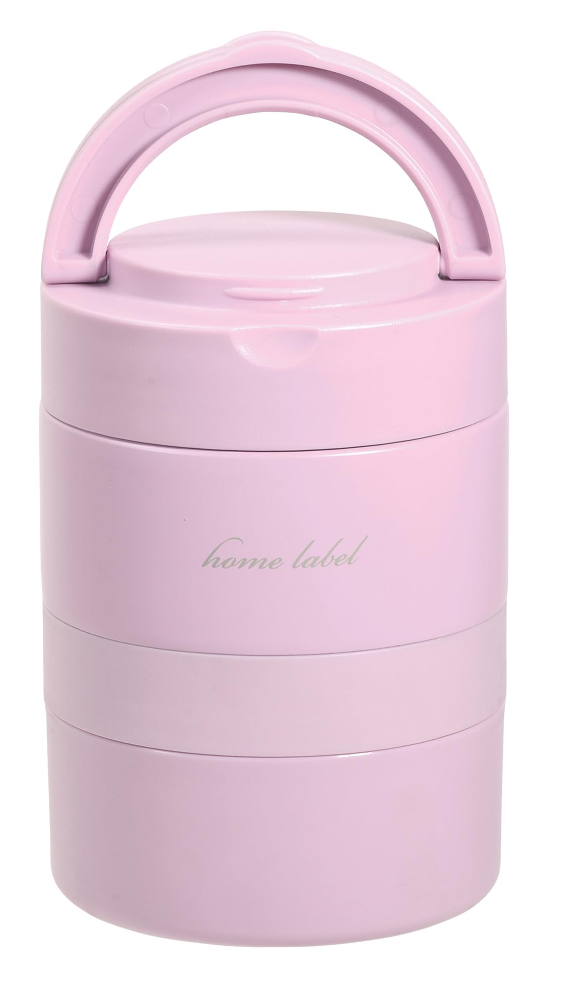 パール金属 連結式ランチジャー 480ml ステンレス製 ホームレーベル オーキッド DC-6012