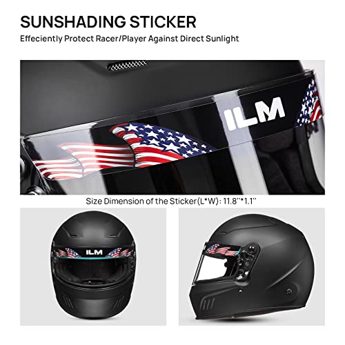 image for ILM Snell SA2020 Full Face Auto Car Racing Helmets for Men and Women M