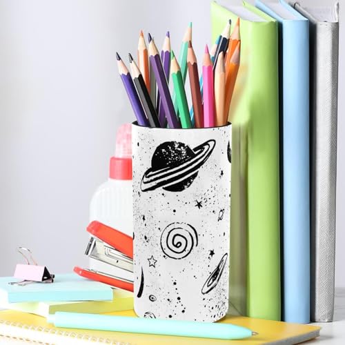 Fournitures de bureau éparpillées ? Rangez-les dans ce pot thématique espace unique